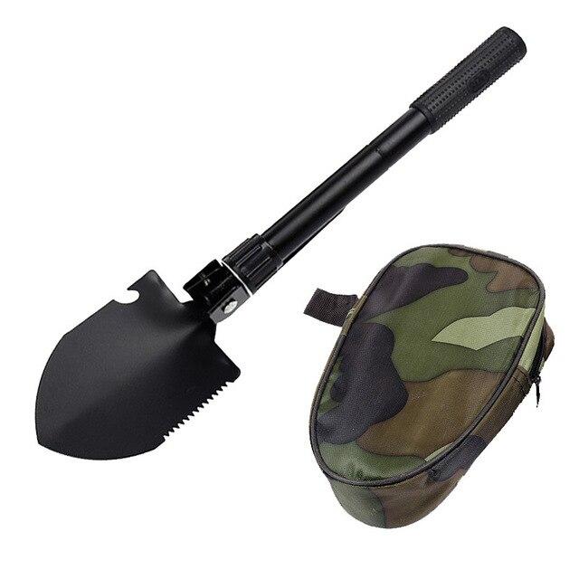 Ordnance shovel multifunctional outdoor camping survival emergency tool folding shovel fishing fishing bait earthworm tool