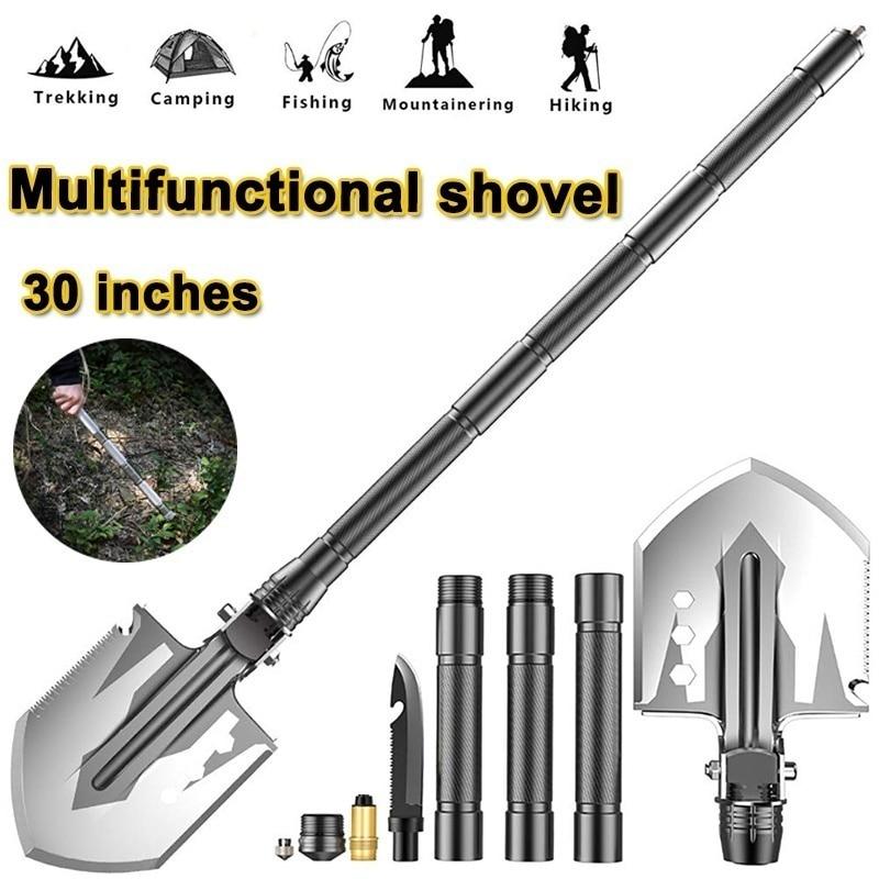 Multifunctional Outdoor Folding Shovel Military Ordnance Shovel Camping Camping Supplies Survival Equipment Self-defense