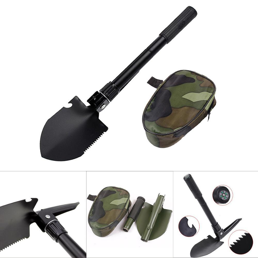 Ordnance shovel multifunctional outdoor camping survival emergency tool folding shovel fishing fishing bait earthworm tool