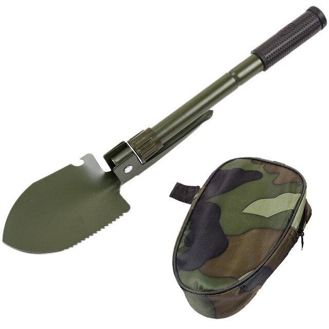 Ordnance shovel multifunctional outdoor camping survival emergency tool folding shovel fishing fishing bait earthworm tool